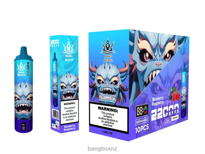 Bang Vape Review - Bang Beach 22000 Puffs Smart Screen Blueberry Raspberry