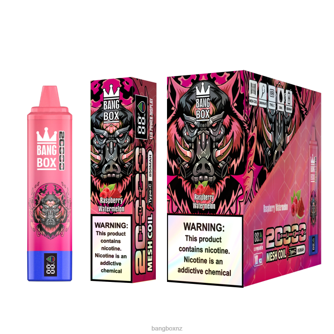 Bang Box Vape Price - Bang Box 20000 Puffs Smart Screen Raspberry Watermelon