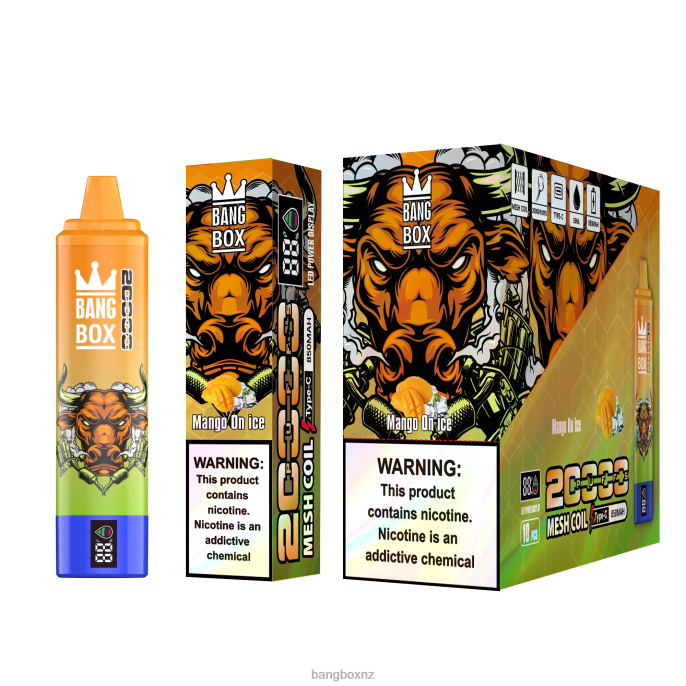 Bang Box Vape Review - Bang Box 20000 Puffs Smart Screen Mango On Ice
