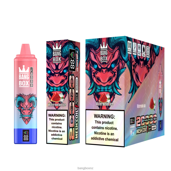 Bang Vape Review - Bang Box 20000 Puffs Smart Screen Watermelon Ice