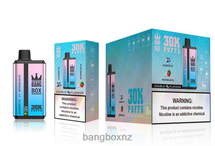 Bang Beach Vape - Bang Box 30000 Puffs Dual Flavors Blueberry Ice & Watermelon Ice