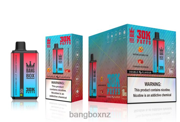 Bang Box Vape Review - Bang Box 30000 Puffs Dual Flavors Watermelon Bubble Gum & Strawberry Watermelon