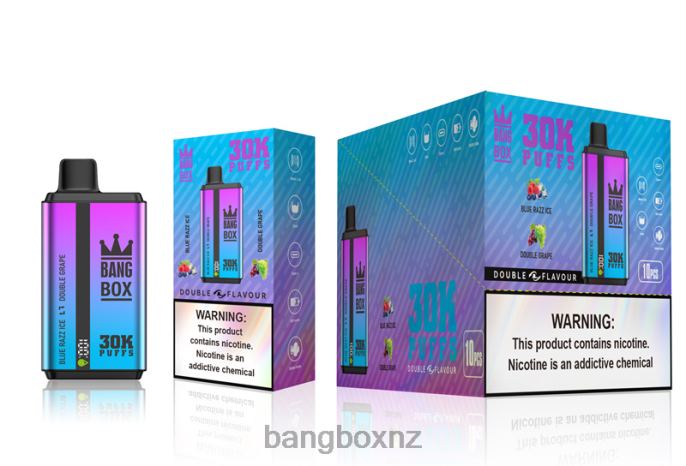 Bang Box Wellington - Bang Box 30000 Puffs Dual Flavors Blue Razz Ice & Double Grape