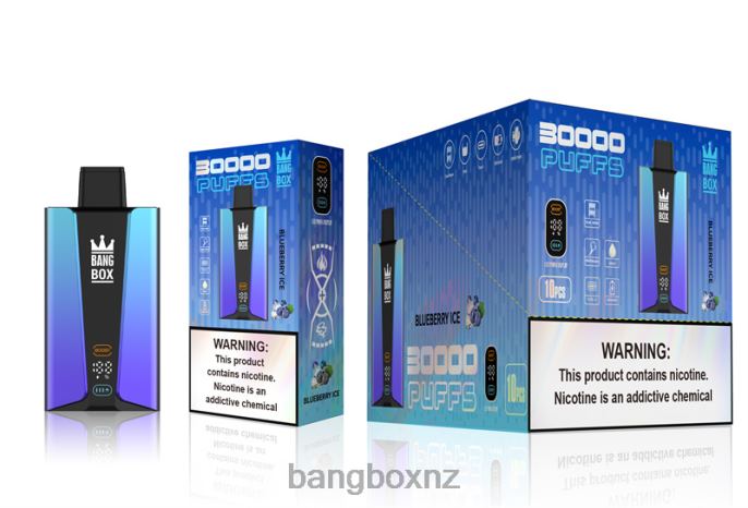 Bang Box Wellington - Bang Box 30000 Puffs Smart Screen Blueberry Ice