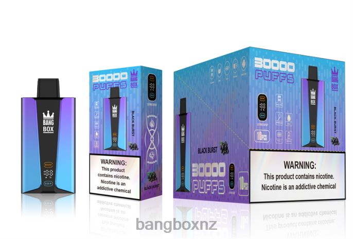 Bang Vape Review - Bang Box 30000 Puffs Smart Screen Black Burst