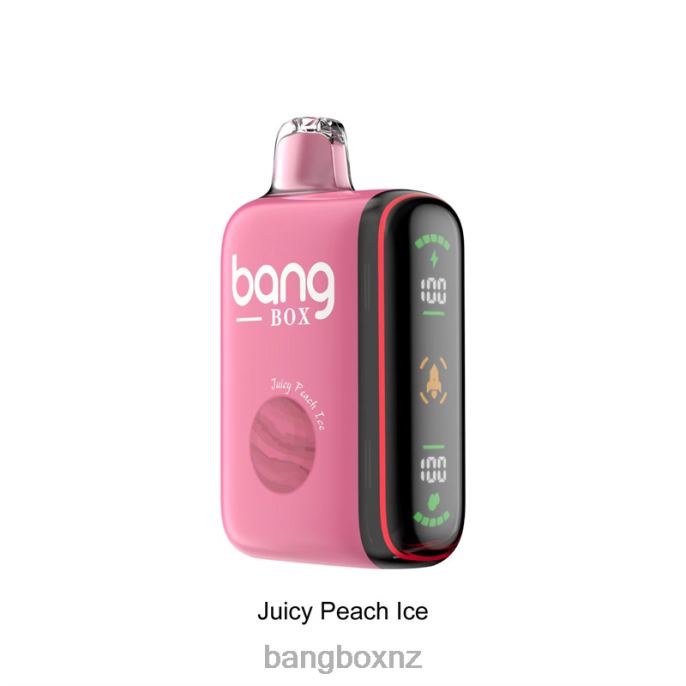 Bang Box NZ - Bang Box 9000-18000 Puffs Intelligent Power Display Juicy Peach Ice