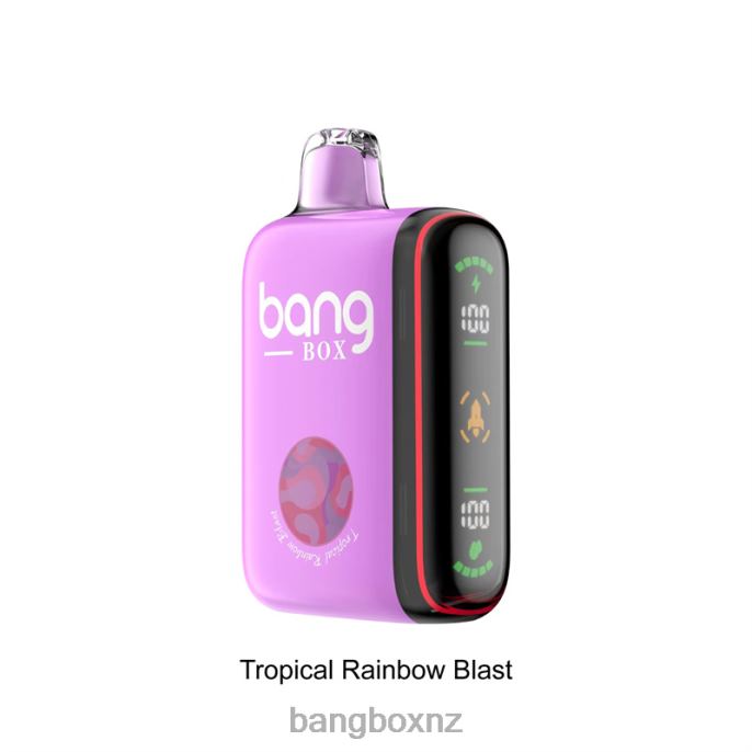 Bang Box NZ - Bang Box 9000-18000 Puffs Intelligent Power Display Tropical Rainbow Blast