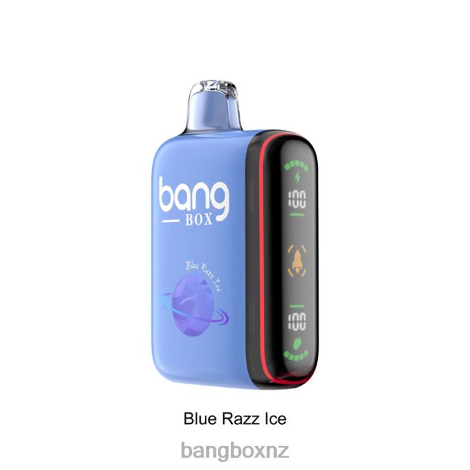 Bang Box Vape Review - Bang Box 9000-18000 Puffs Intelligent Power Display Blue Razz Ice