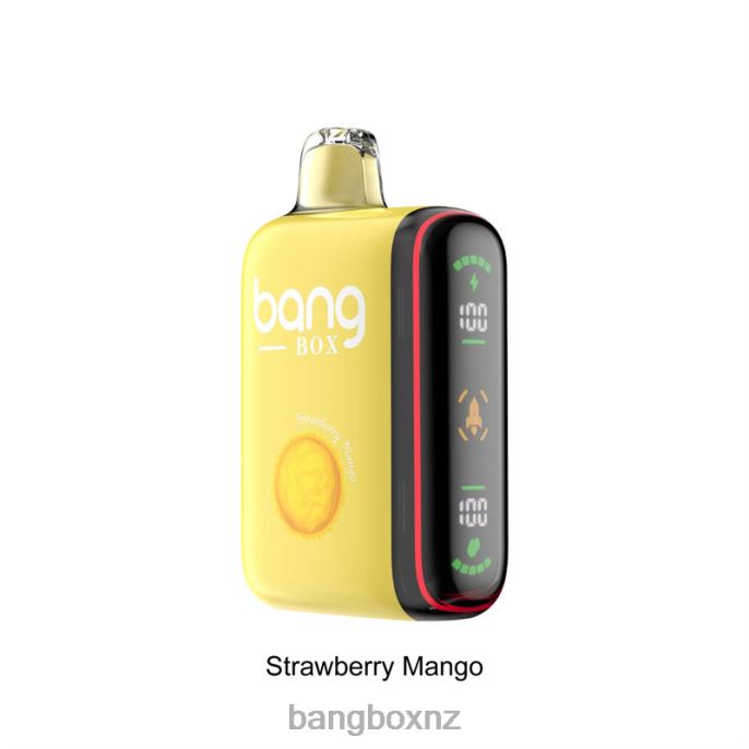Bang Vape Review - Bang Box 9000-18000 Puffs Intelligent Power Display Strawberry Mango