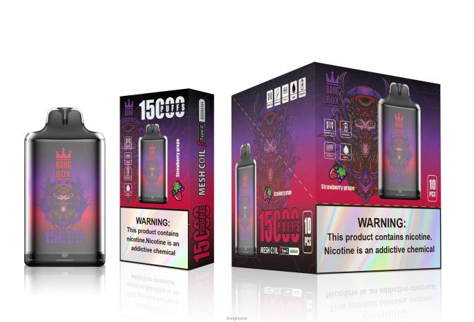 Bang Box Vape Review - Bang Box S1-15000 Puffs Strawberry Grape